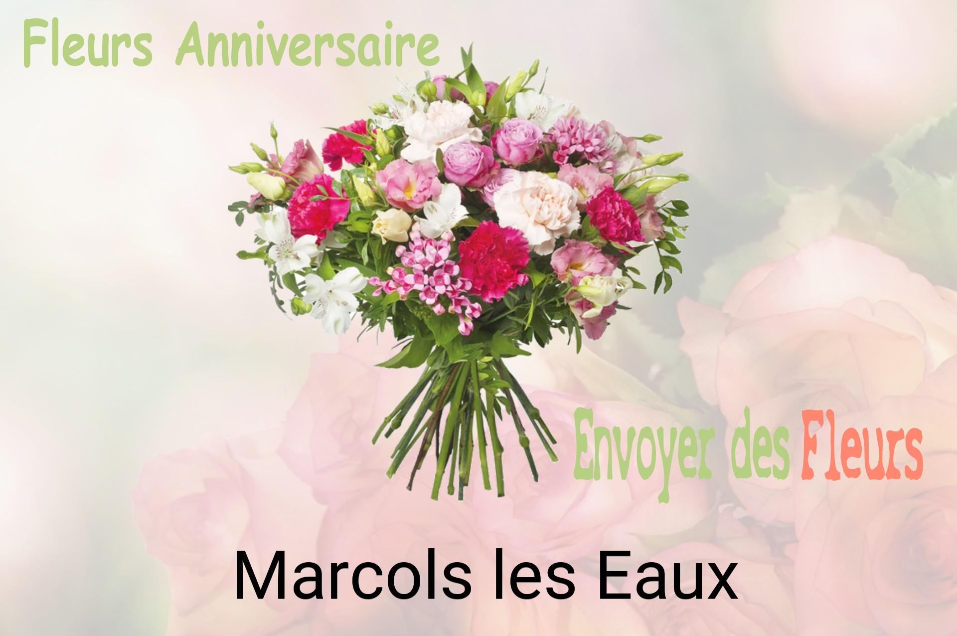 Bouquet de fleurs d’anniversaire livré à Marcols-les-Eaux